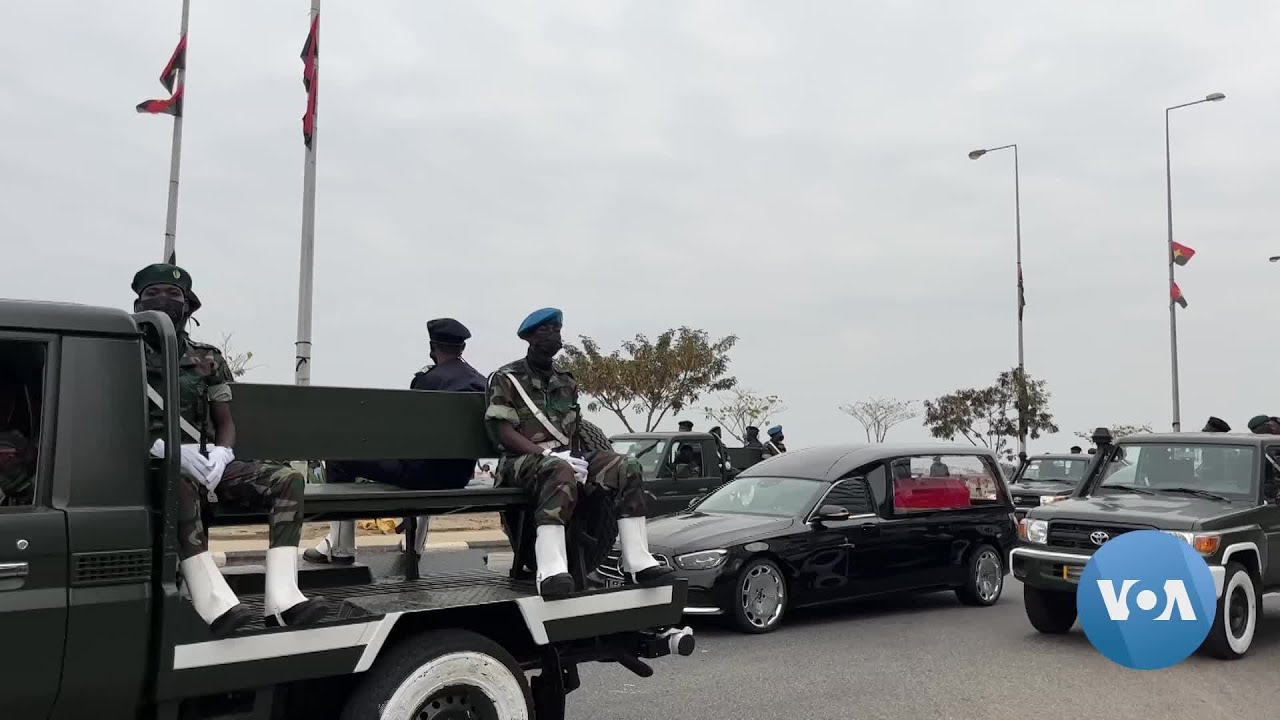 Cortejo fúnebre do antigo Presidente José Eduardo dos Santos