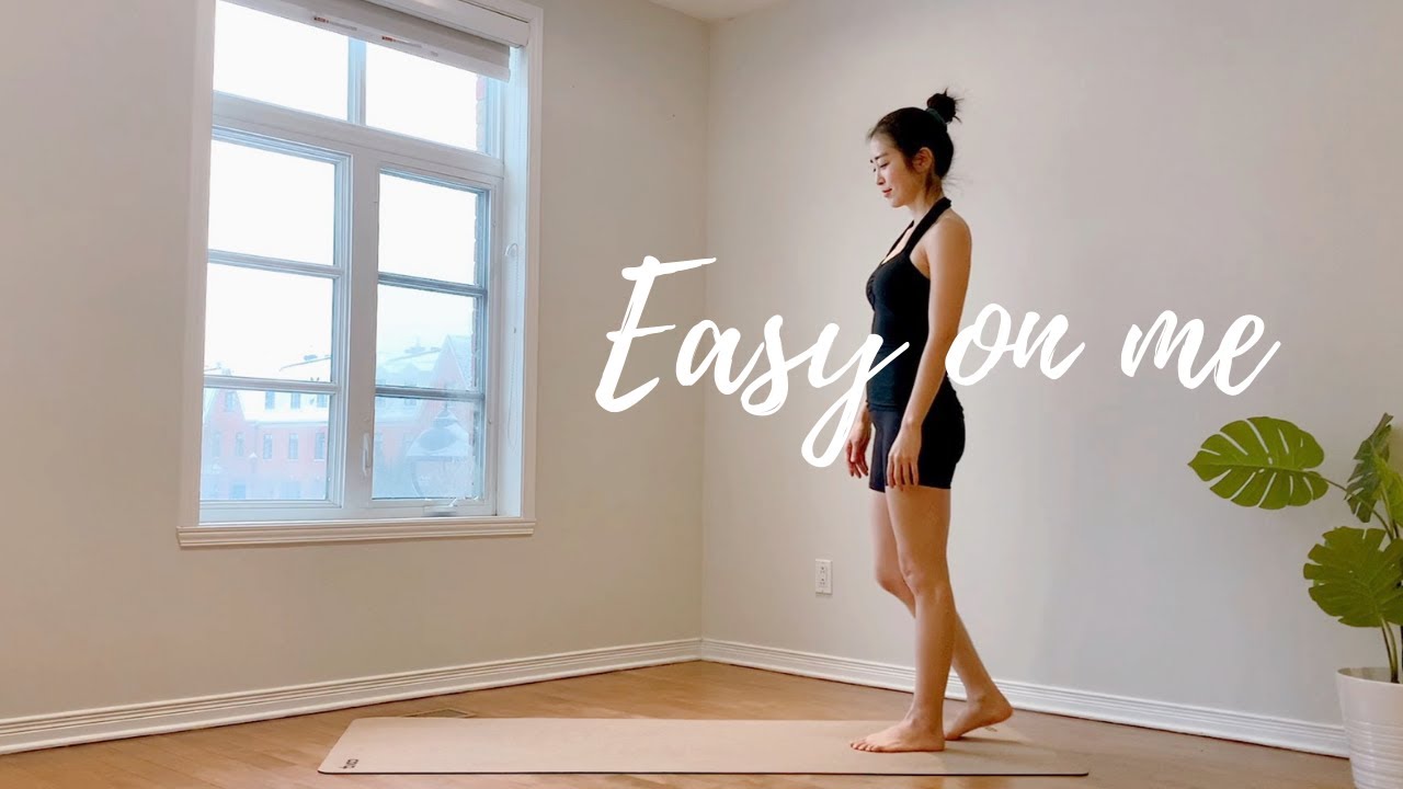Adele - Easy On Me | 4min Total Body Yoga Flow | Song Workout | Yoga Song Hayeon