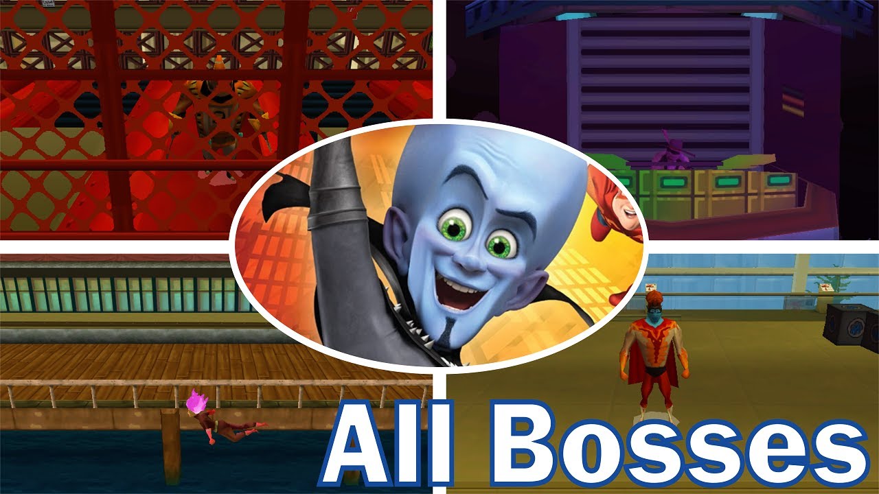 Megamind: The Blue Defender - All Bosses