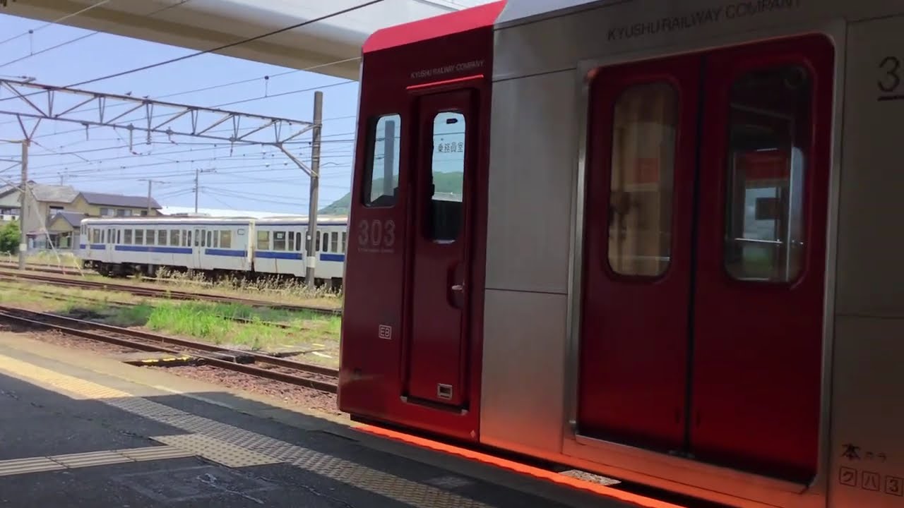 唐津線　西唐津駅303系回送