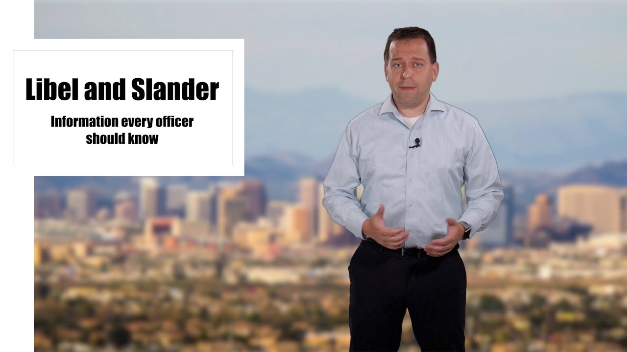 Libel and Slander