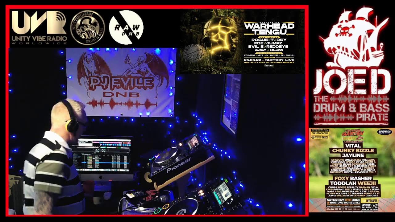 DJ EVIL E LIVE  Bedlam Radio  20/05/22