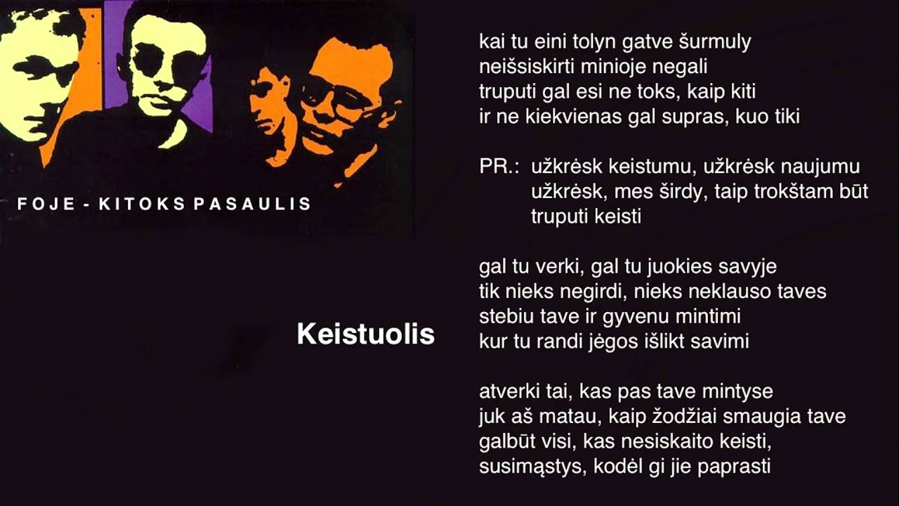 FOJE - "Keistuolis"