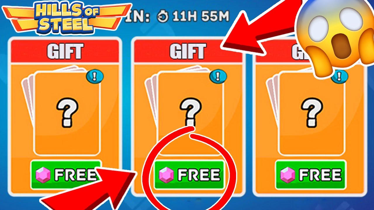 FREE GIFTS! THREE FREE LEGENDARY TANKS in Hills of Steel😱