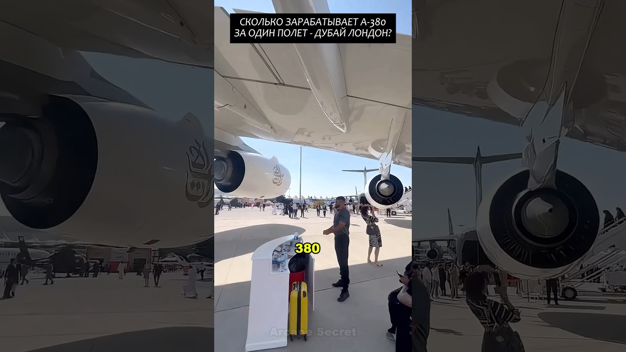 🔥✈️ Сколько зарабатывает А-380 за один полет из Дубая в Лондон?