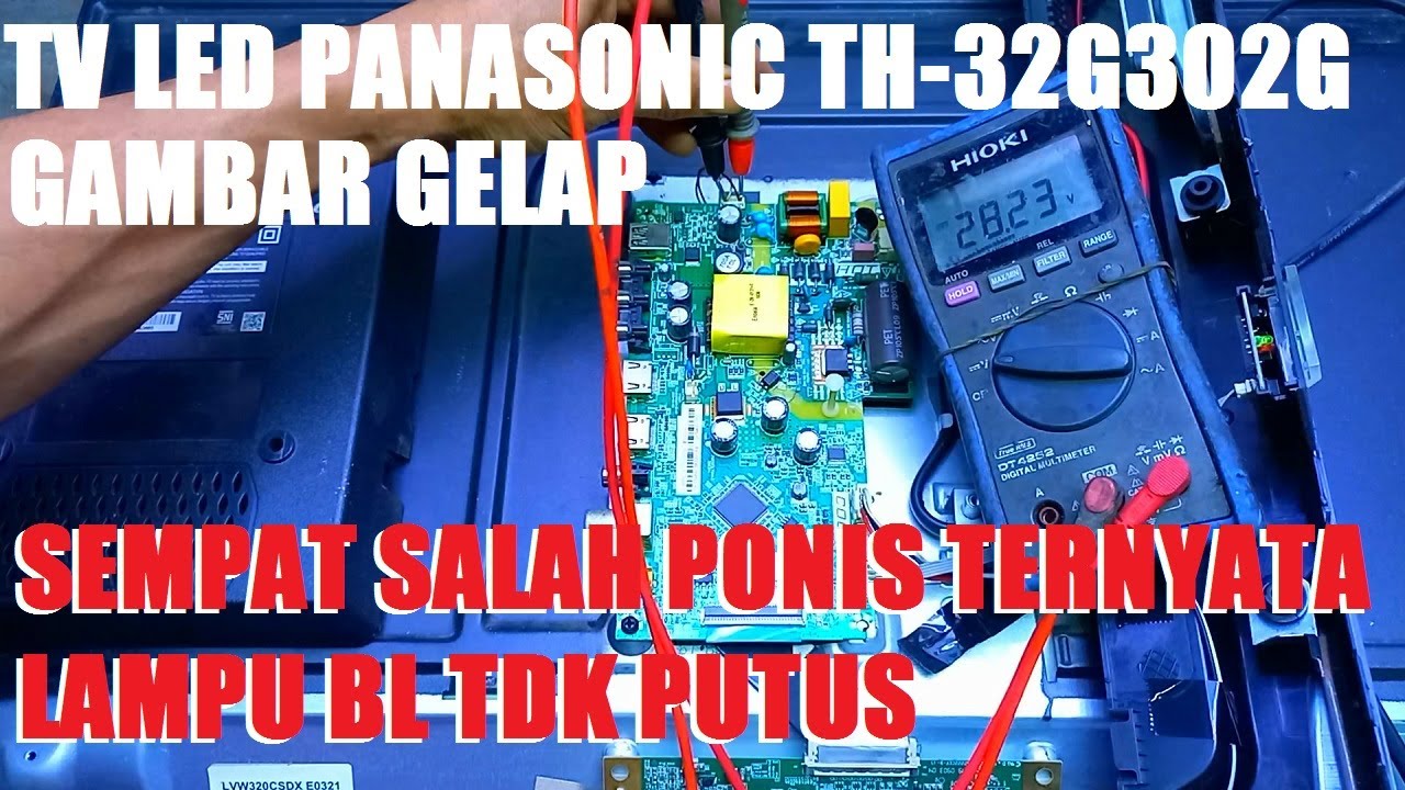 TV LED PANASONIC TH-32G302G GAMBAR GELAP
