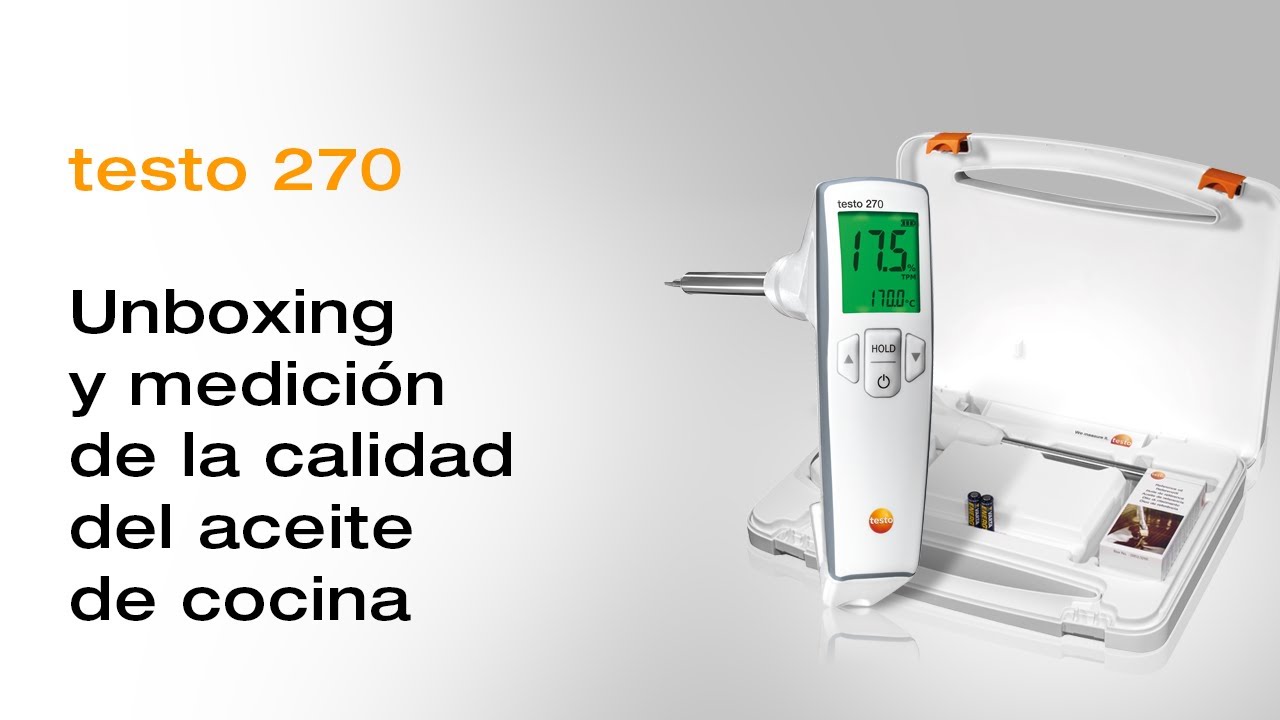 Testo 270: unboxing y ejemplo de uso | Be sure. Testo
