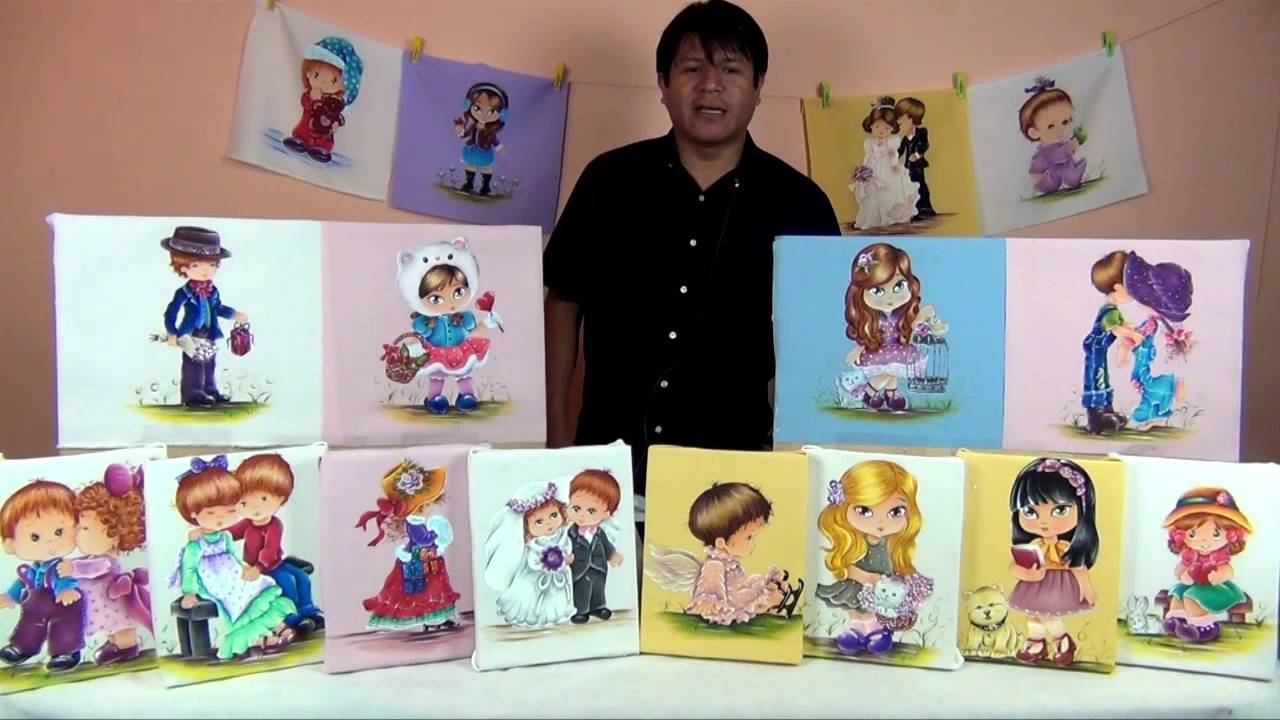Pintar Muñecas en Tela (1/4)