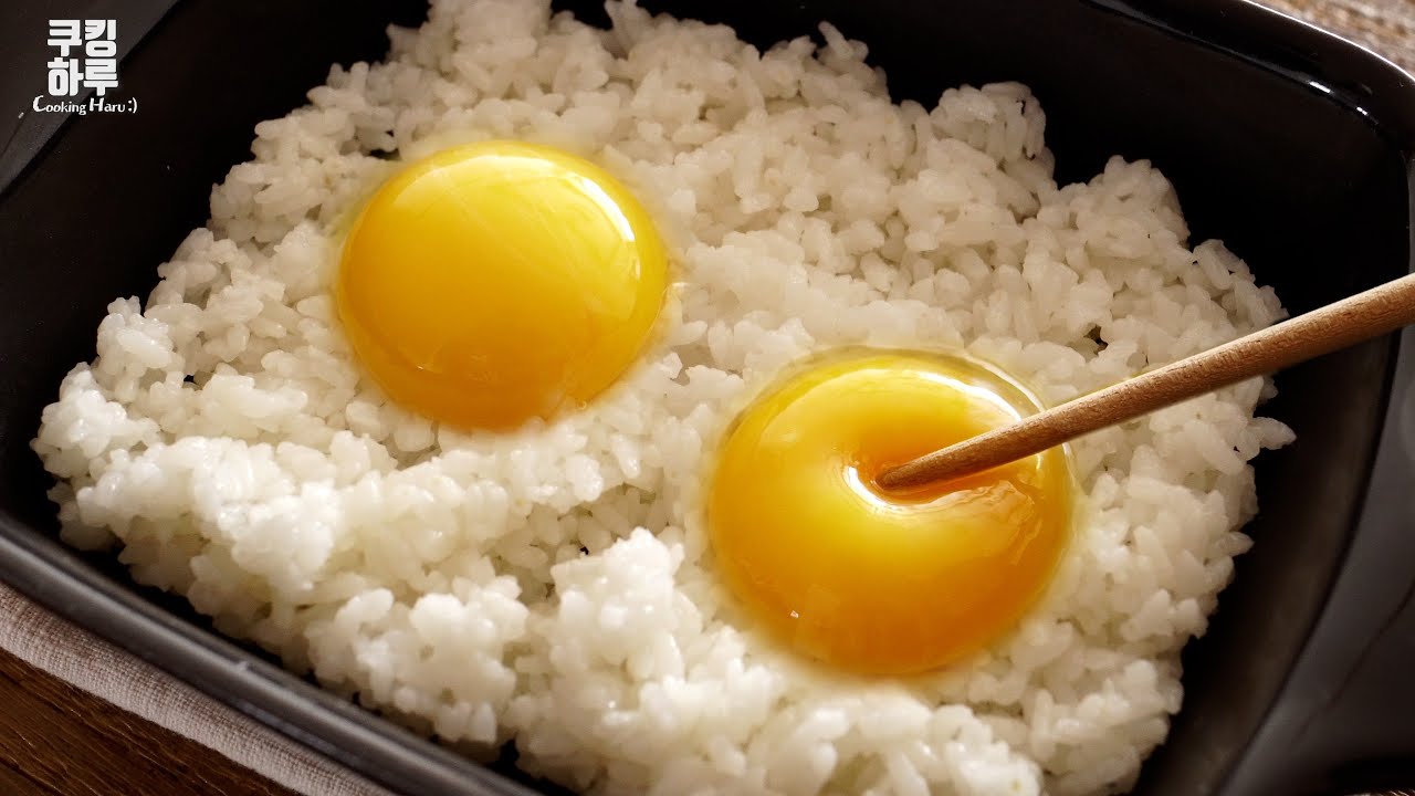 Рис с яйцом и спамом с сыром в микроволновой печи !! Очень просто. Сверх быстрый.