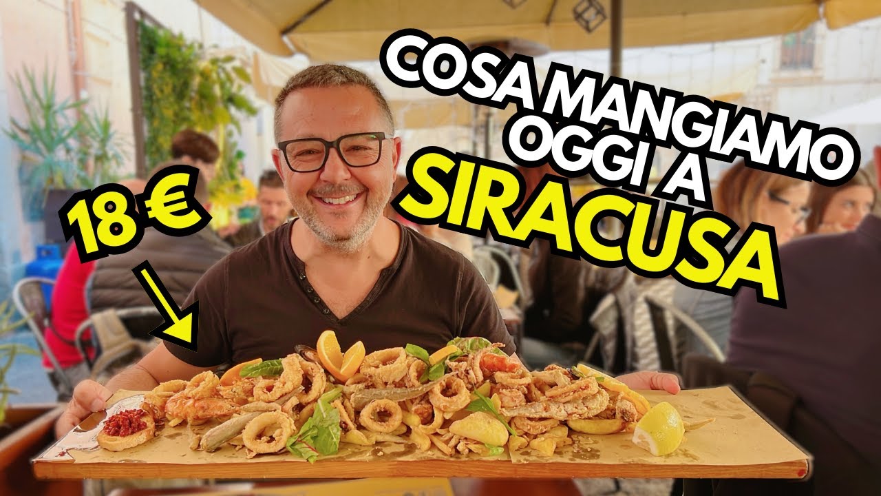 SIRACUSA Street Food a ORTIGIA con 18€! Cosa MANGIAMO OGGI