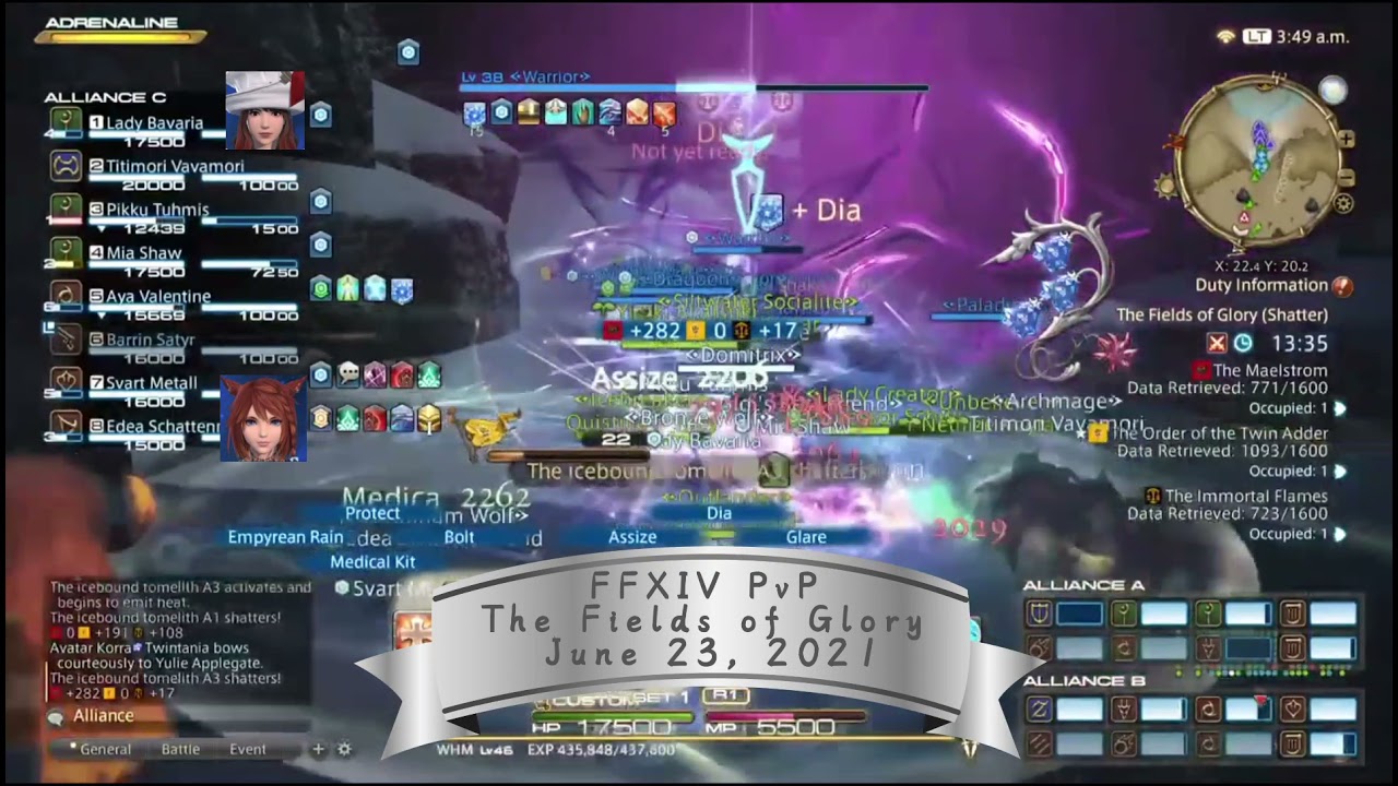 2 of Us in a Party - Platinum Wolf and I - FFXIV PvP - Frontlines - Win - PS5 Gameplay