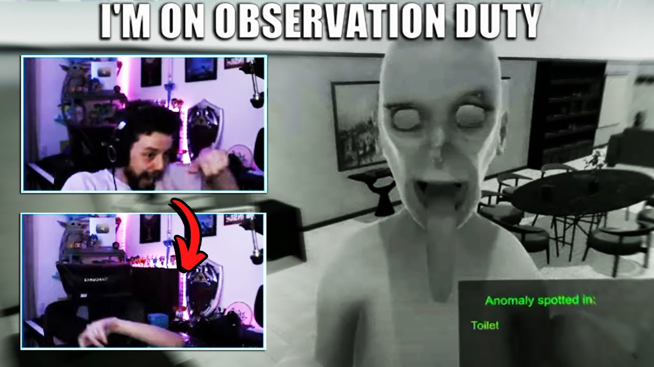 VX CAIU DA CADEIRA OBSERVANDO MUITO 👁️👁️ - I'm on Observation Duty 1 [1]