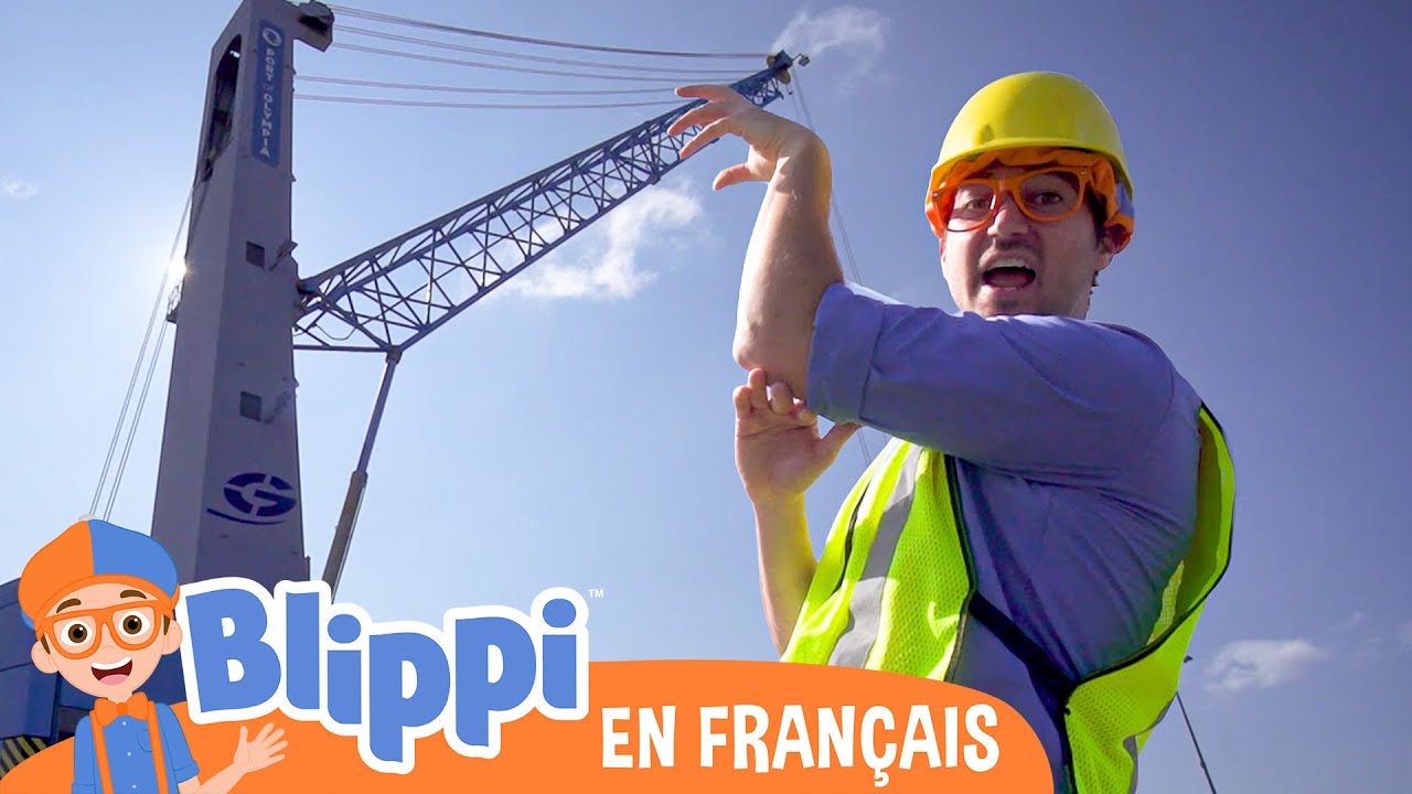 Découvre les véhicules de chantier | Blippi en français | Vidéos éducatives pour enfants