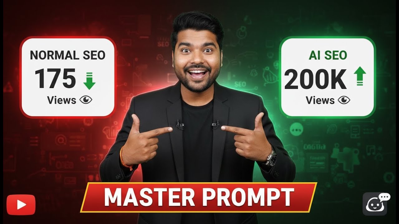 Sirf Ek Master Prompt Se YouTube SEO 🔥 Title, Description, Tags Sab Auto | ChatGPT SEO Trick