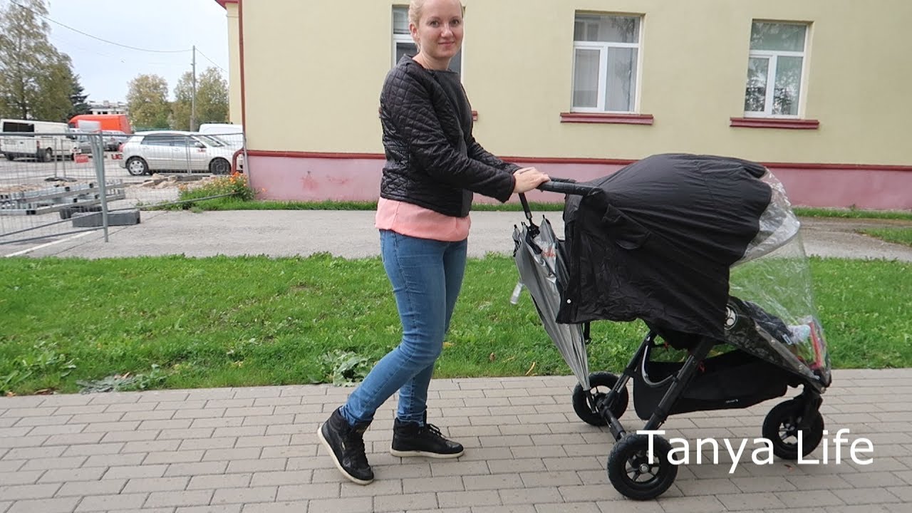ОБЗОР КОЛЯСКИ  BABY JOGGER CITY MINI GT, STEEL/GRAY. ПРОГУЛОЧНАЯ КОЛЯСКА ВЕЗДЕХОД.