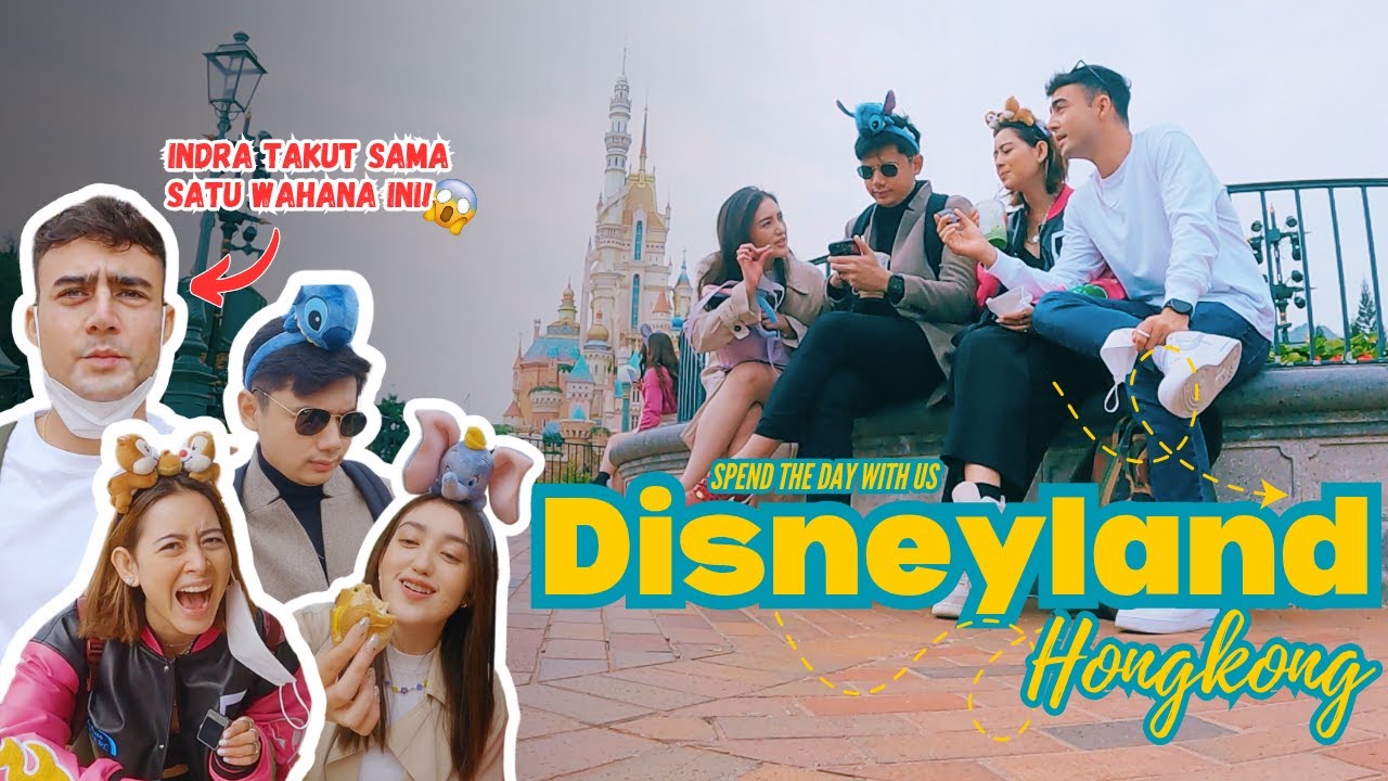 INDRA KETAKUTAN😱❗️ NAIK WAHANA SATU INI DI DISNEYLAND HONGKONG❗️