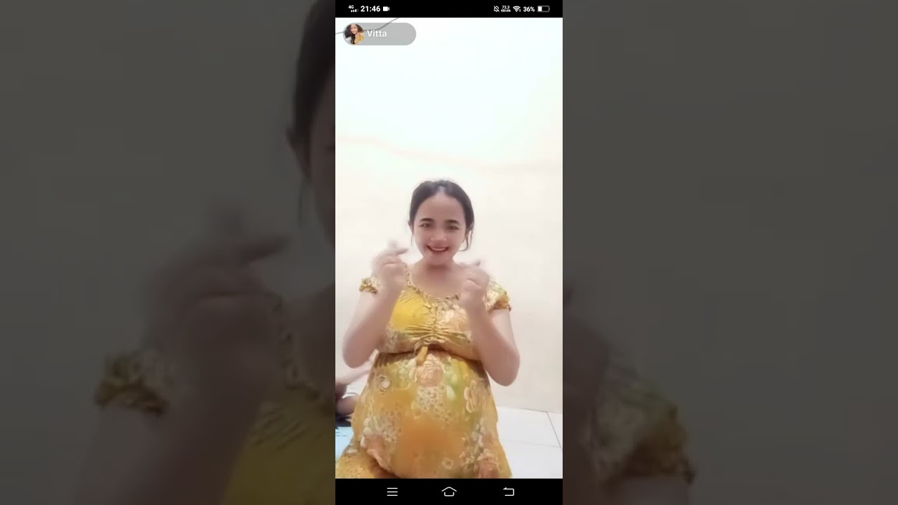 Bumil mama muda spill perut mulus