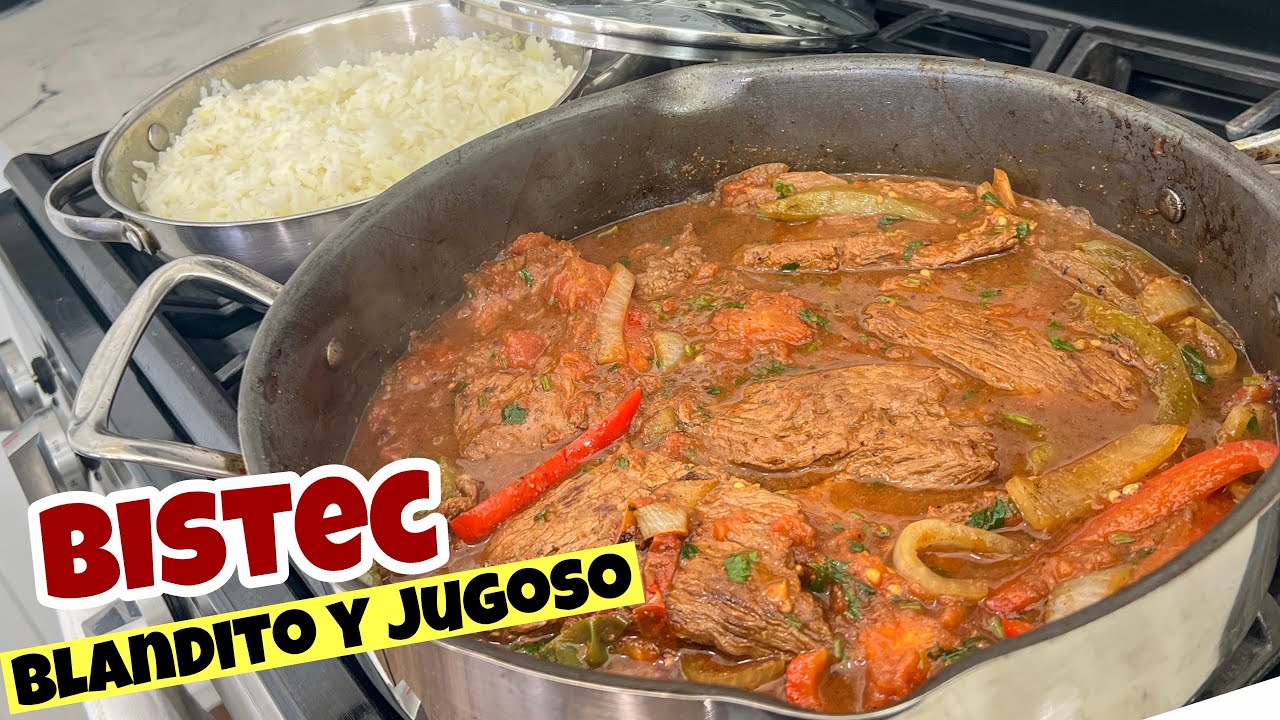 COMO HACER PARA QUE EL BISTEC QUEDE BLANDITO Y BIEN ENTOMATADO SALVADOREÑO