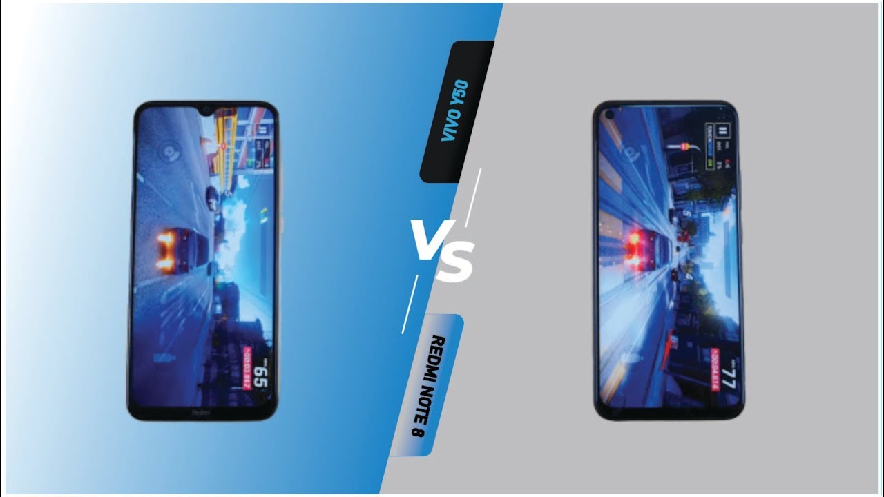 Vivo Y50 vs Redmi Note 8 ( Snap 665 vs Snap 665 ) | Video test Display, Fingerprint, SpeedTest