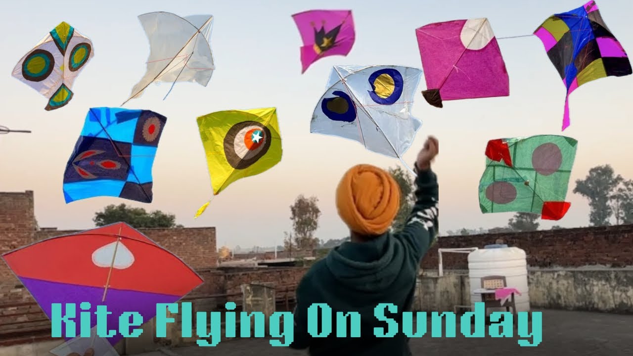 Kite Flying on Sunday 🤩 Tawa 2 Tawa 4 Tawa 😱 Patangbaazi Vlog 