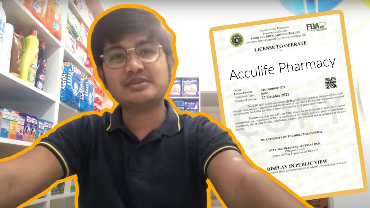 PAANO  MAGKAROON NG SARILING BOTIKA SA PILIPINAS (FDA REQUIREMENTS) | RENZ MARION