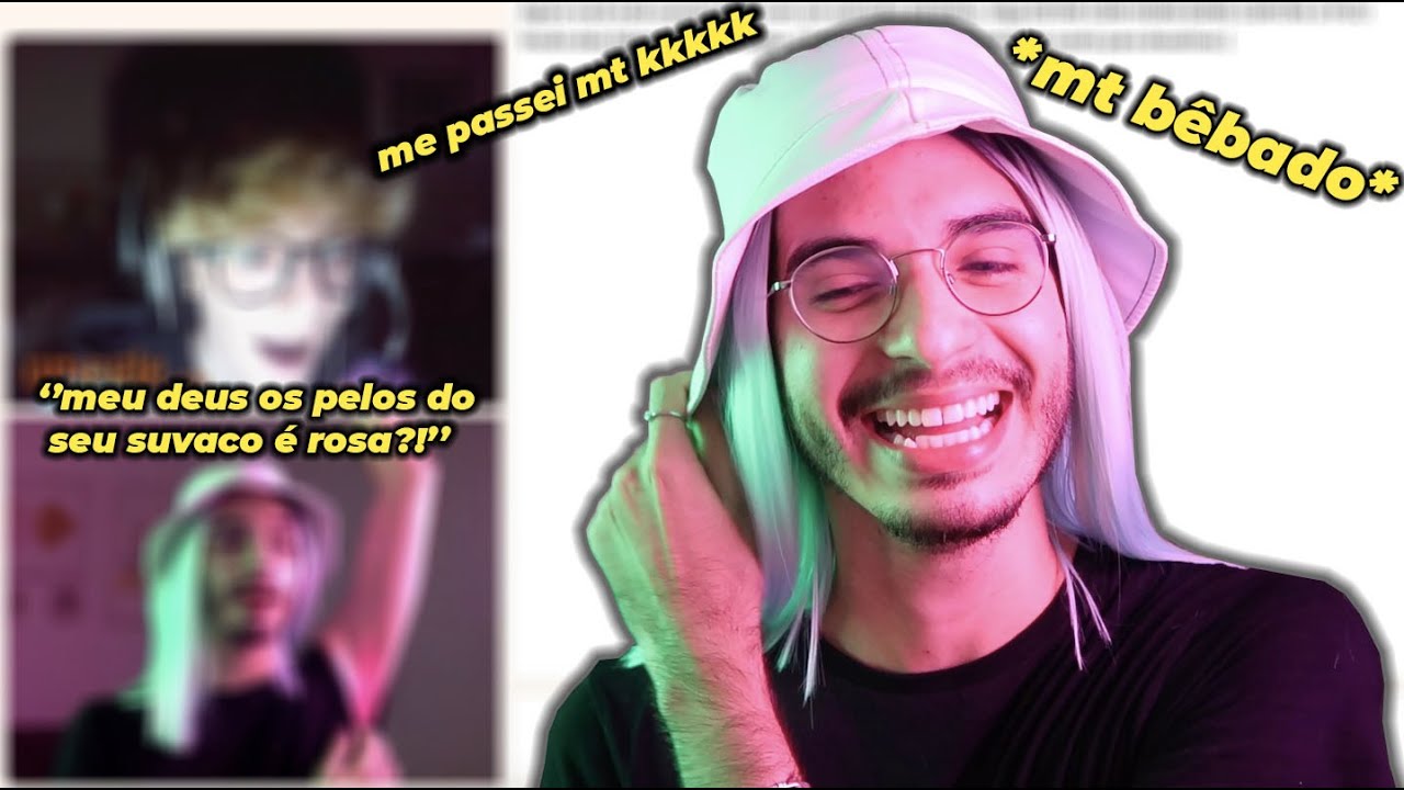 FALANDO BESTEIRA COM ESTRANHOS NO OMEGLE *b&ecirc;bado kkkkk*
