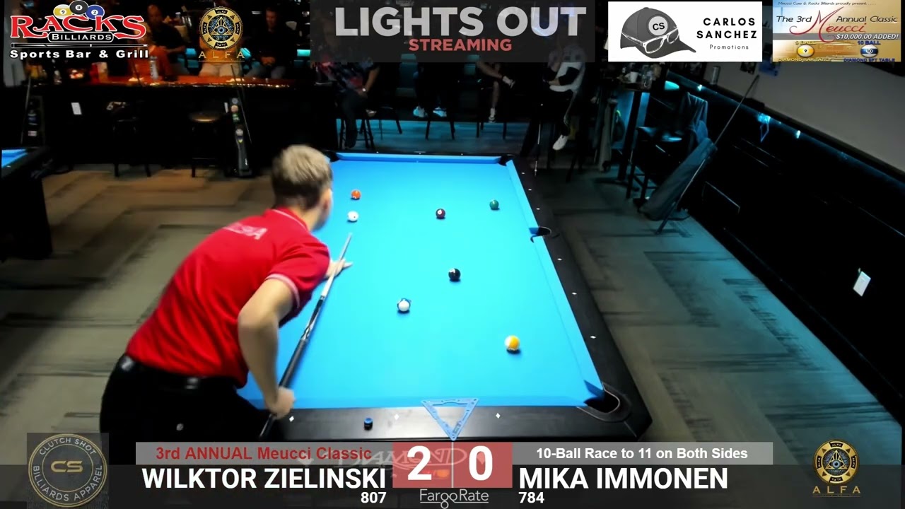 Mika Immonen vs Wilktor Zeilinski | 3rd Annual Meucci Classic at Racks Billiards Sanford FL11/12/22