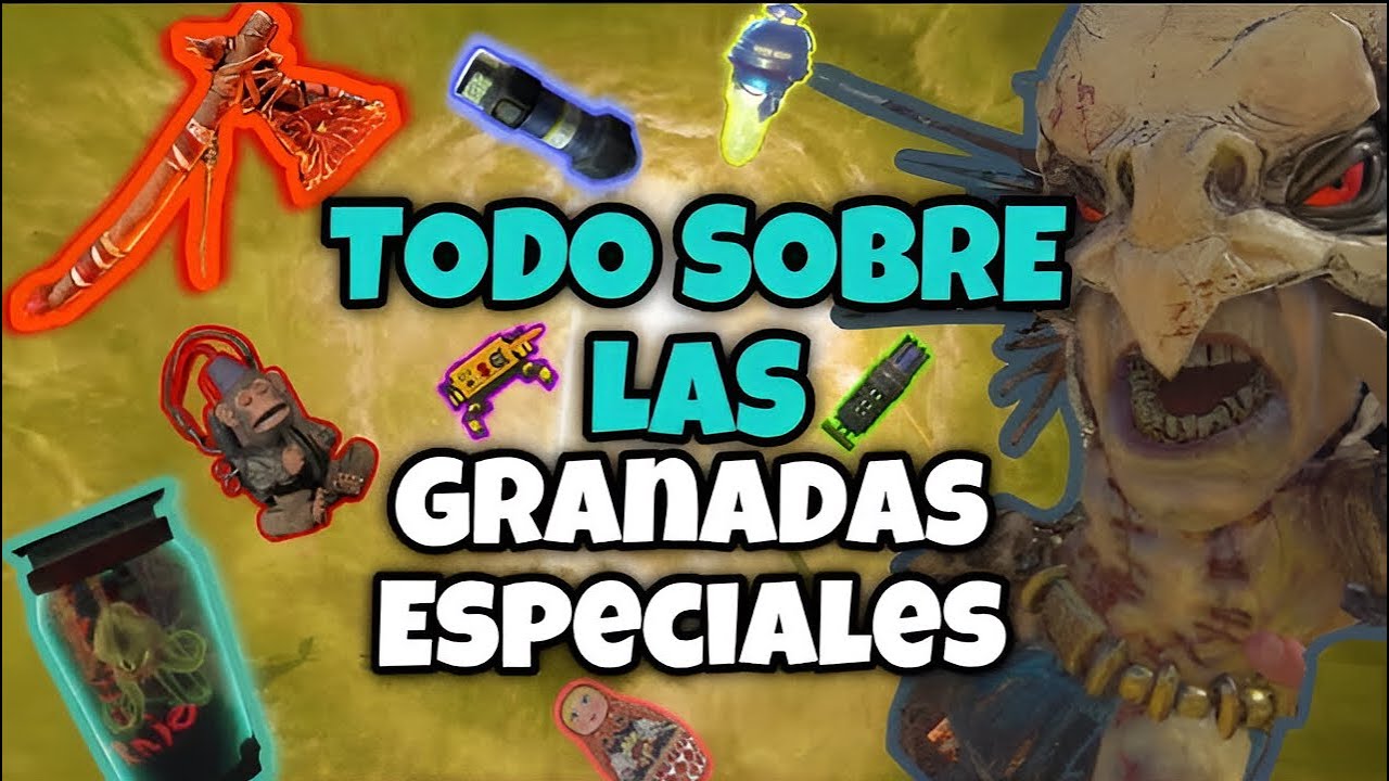 TODO SOBRE LAS GRANADAS ESPECIALES de CALL OF DUTY ZOMBIES |WAW-BO4| COSAC
