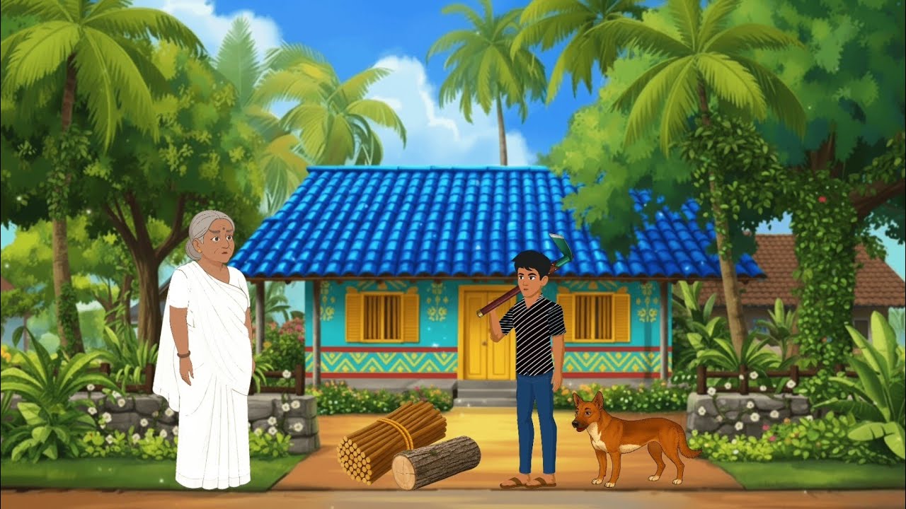 बुढिया का समझदार बेटा | Hindi Story | Hindi Kahaniyan | Cartoon Story | Moral Stories