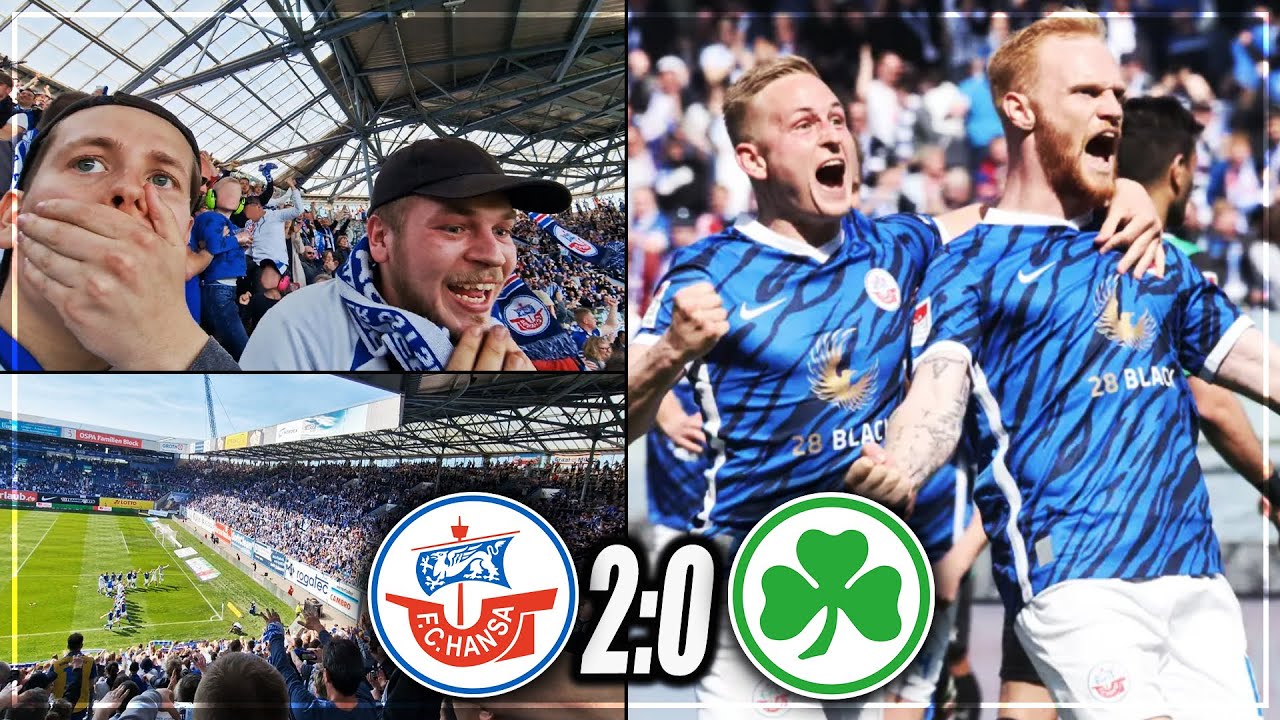 ERSTER HEIMSIEG NACH ÜBER 7 MONATEN MIT TRAUMTOR! STADIONVLOG: Hansa Rostock - Fürth | Stadion Vlog