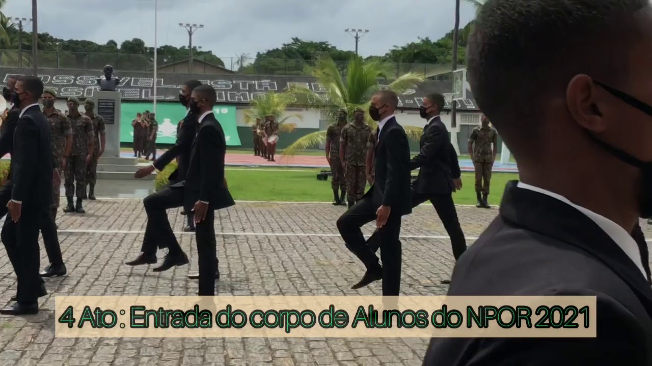 NPOR 2021 [19BC Batalhão Pirajá] Formatura de Incorporação da turma 2021 no NPOR salvador-BA