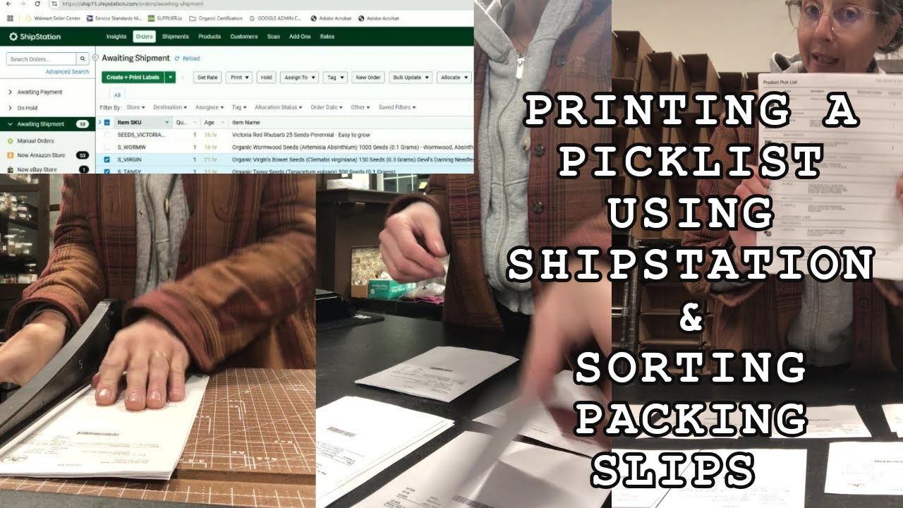 How to Print a Pick List and Print and Sort Packing Slips Using ShipStation