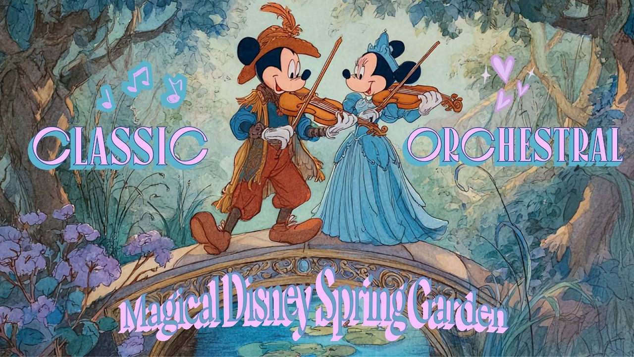 🌸 Disney Spring Garden Orchestral 🎻 Most Beautiful Classical Melodies | Relaxing BGM For Work, Study