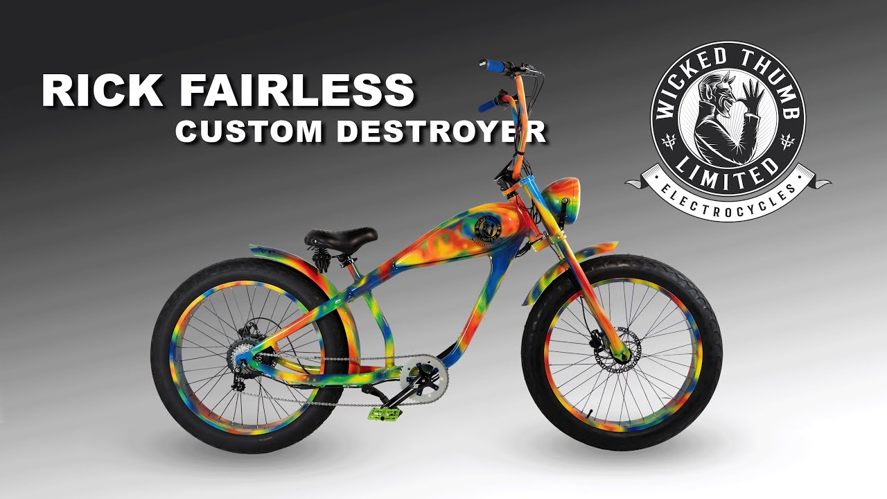 Wicked Thumb X Rick Fairless Custom Tie Dye Electric Chopper