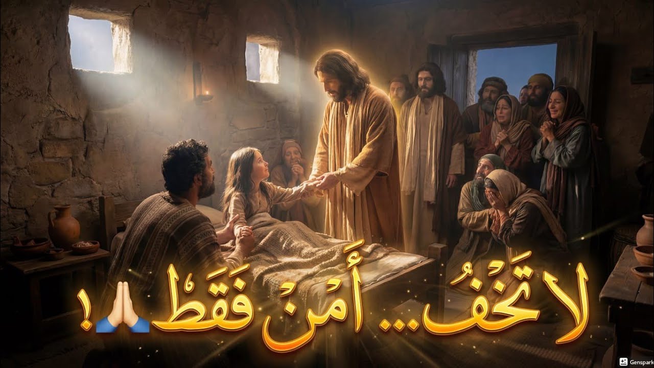 معجزة إقامة ابنة يايروس ـ يا صبيه لك اقول قومي 