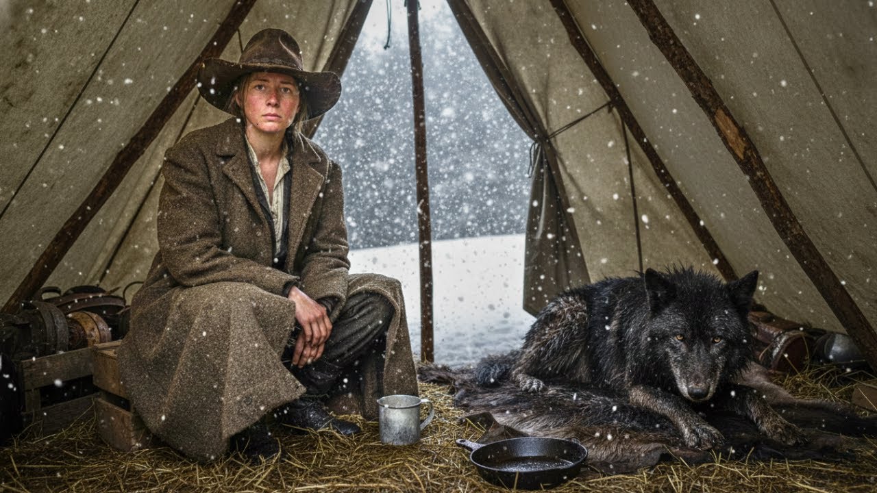 Mountain Woman Shared Tent With Wolf During Blizzard — What Wolf Did at Sunrise Changed Everything
