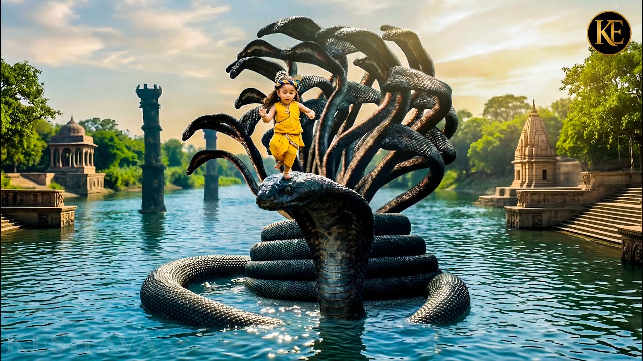 बाल कान्हा कालीया नाग के फन पर नाचकर उसका घमंड चूर किया || YMKN || यशोमती मईया के नंदलाला