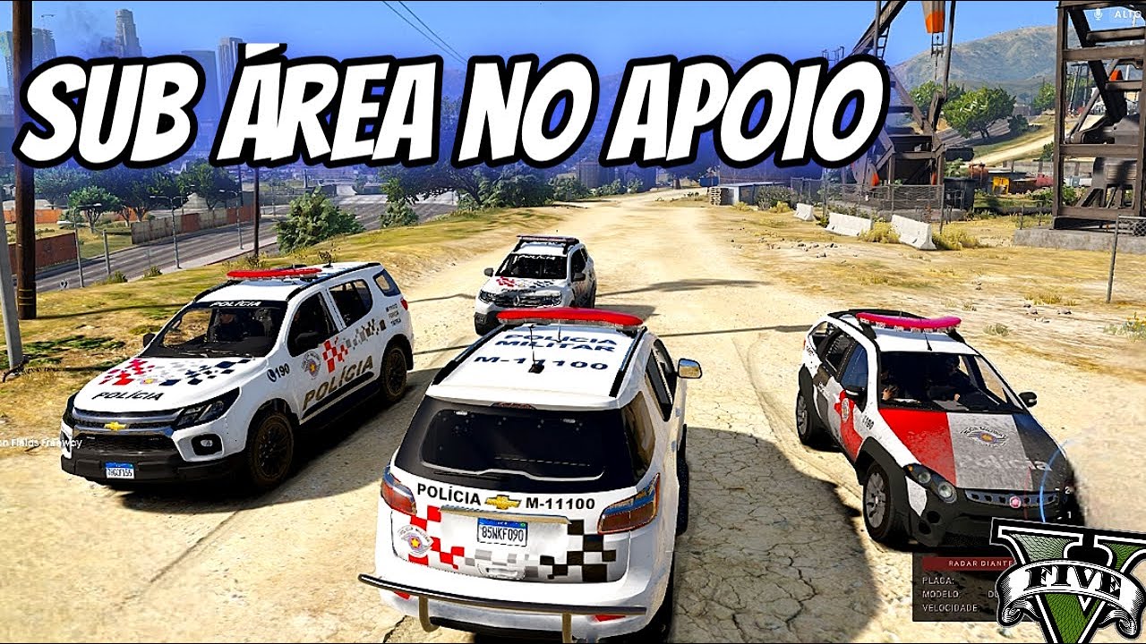 AVERIGUAÇÃO NA COMUNIDADE + POLICIAIS BALEADOS - GTA RP