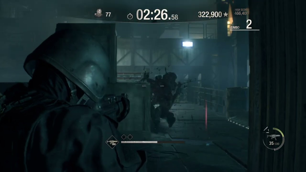 Resident Evil 4 Remake Mercenaries Mode Hunk Gameplay