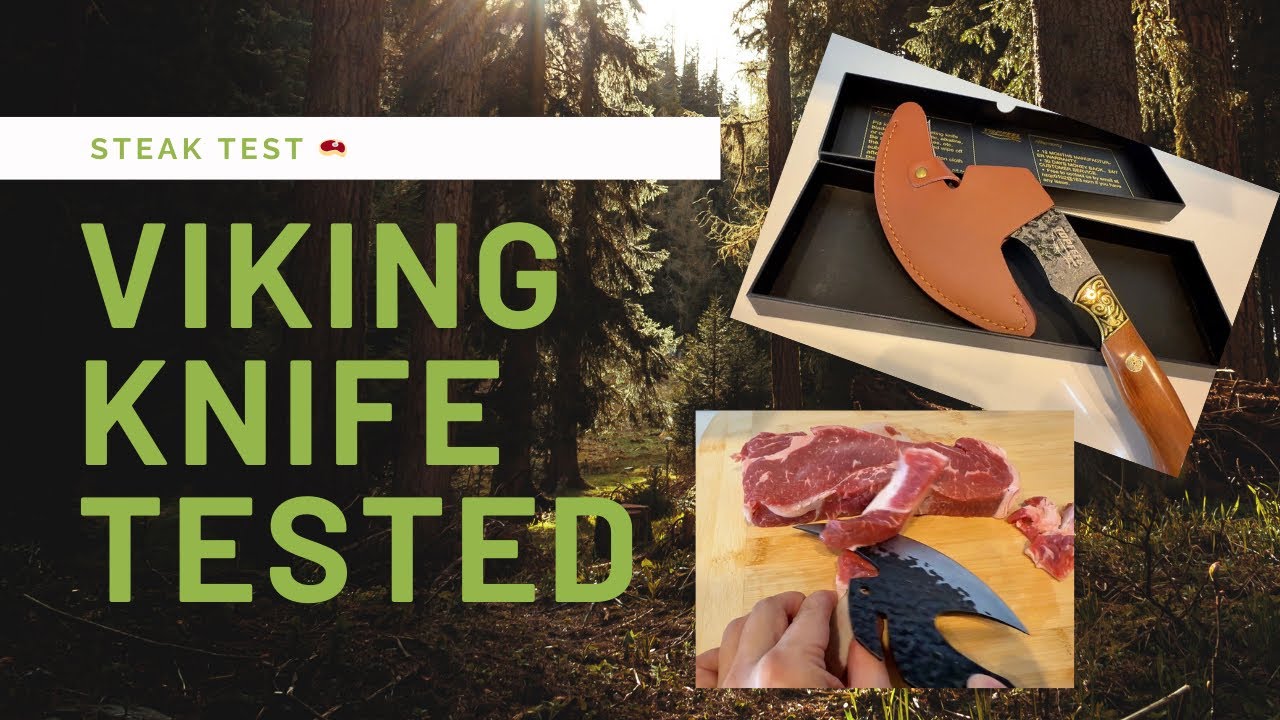 This Viking-Style Knife Is Surprisingly Practical 👀🥩TOPFEEL Viking Cleaver Test (Steak & Potatoes)