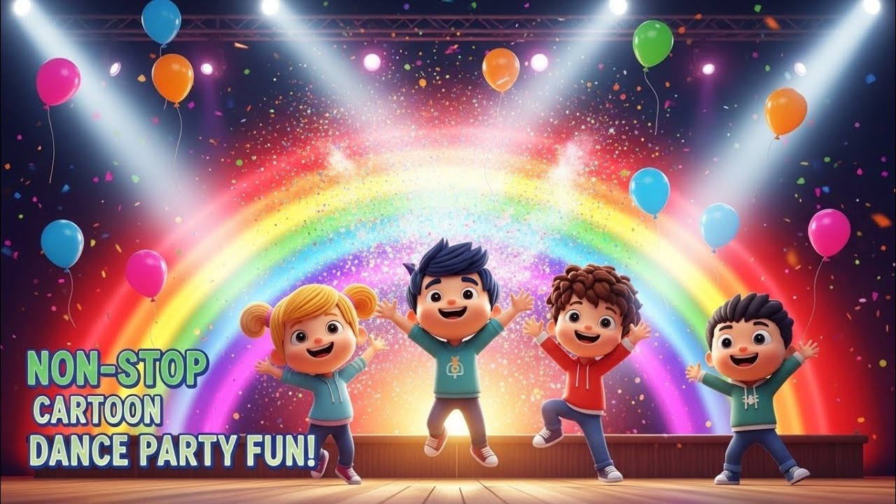 Non-Stop Cartoon Dance Party Fun!