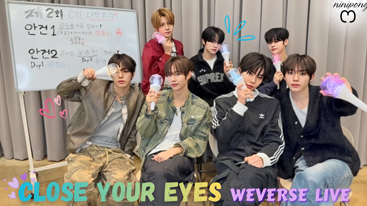 [АНГЛ. СУБТИТРЫ] ЗАКРОЙТЕ ГЛАЗА! WEVERSE LIVE 😍💖💕 (14.01.26) Второе совещание по контрмерам CYE! ...