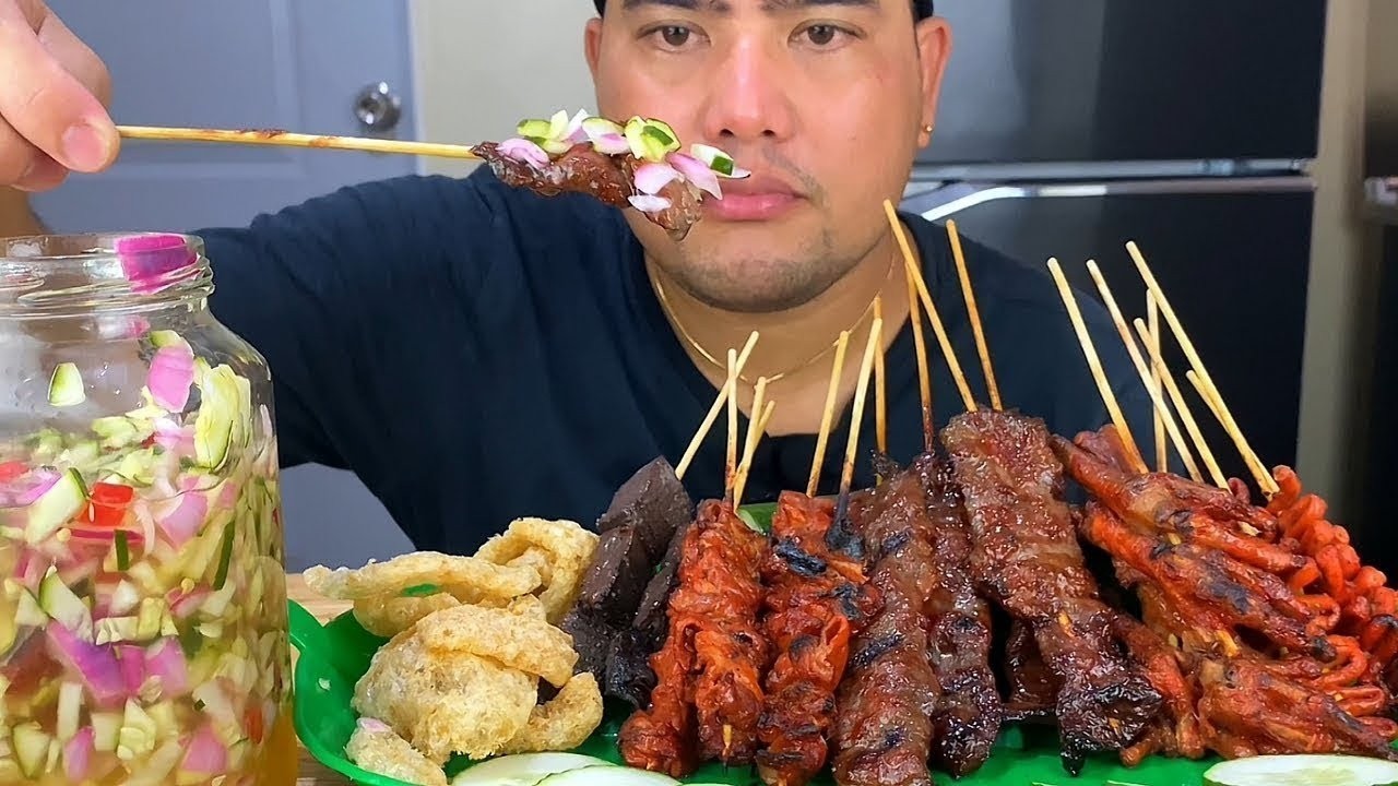 PINOY IHAW IHAW | STREET FOOD | FILIPINO FOOD | MUKBANG PHILIPPINES