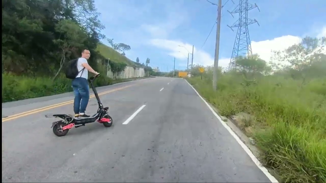 #AgoraSim Subindo ao ponto mais alta da cidade de Patinete Z5 Turbo e G3 Pro