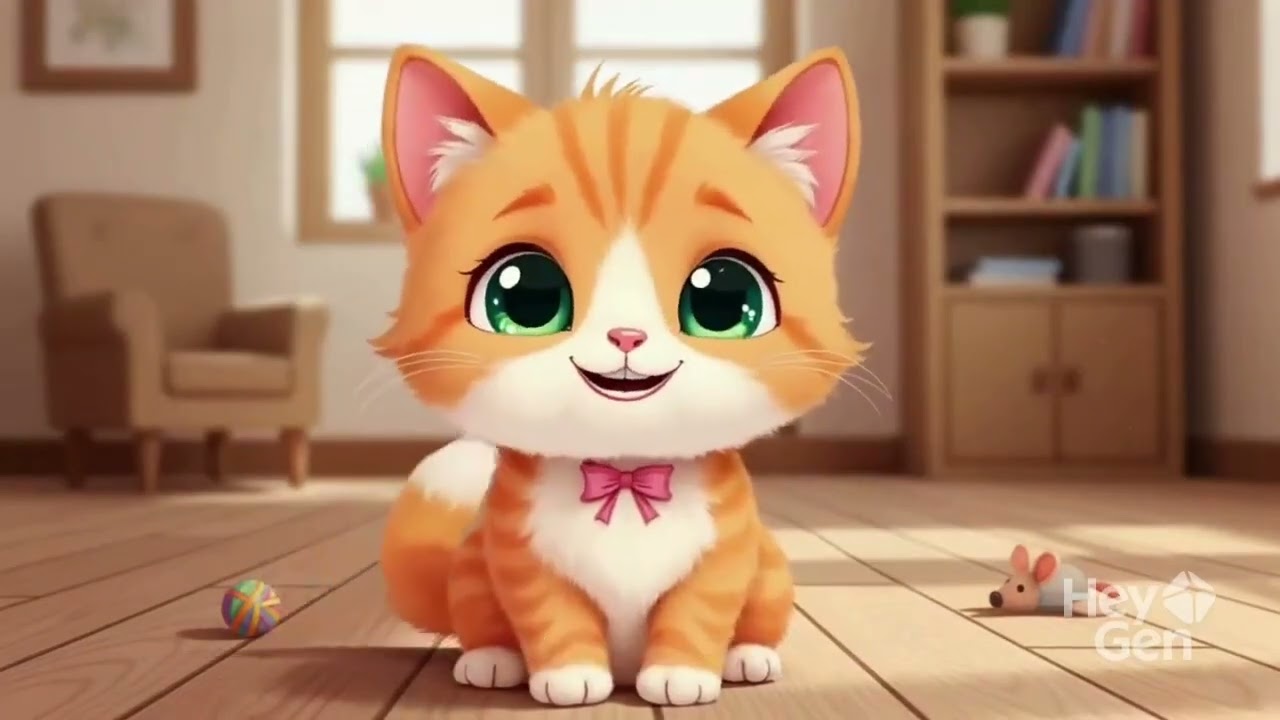 Mew mew mew #rhymes #kidsrhymes #kids #cat 