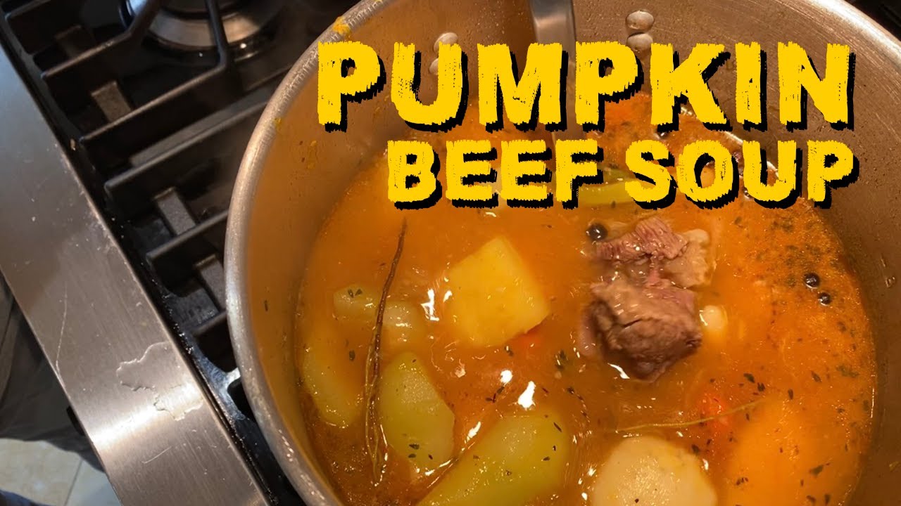 How I make Jamaican Beef Pumpkin Soup