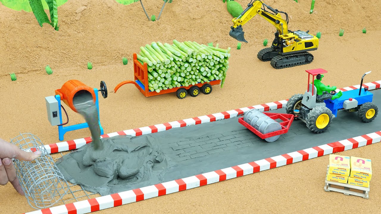 DIY Road Science Project: Tractor Stuck After Thieves Flood the Path