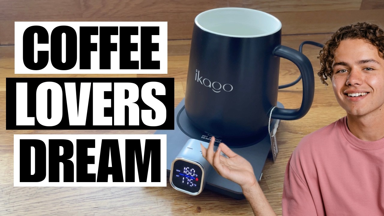The Best Gift for Coffee Lovers! IKago Mug Warmer Set Review!