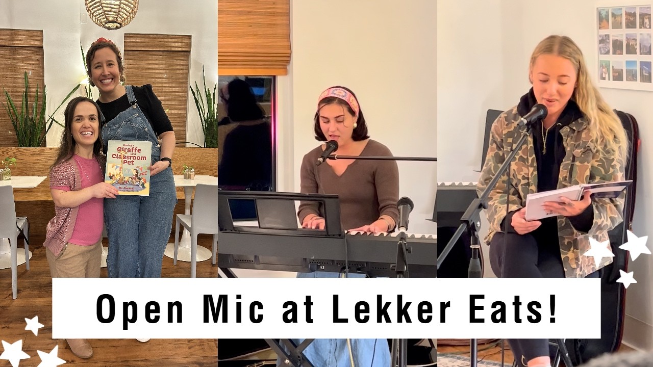 Open Mic Night at the Lekker Eats restaurant in beautiful Myrtle Beach!