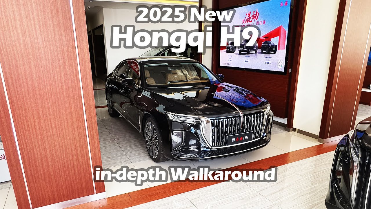2025 New Hongqi H9 2.0T Flagship Luxury Business Edition in-depth Walkaround - Big Bear Test Car